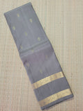 Grey Color Kanchipuram Handloom Silk Saree