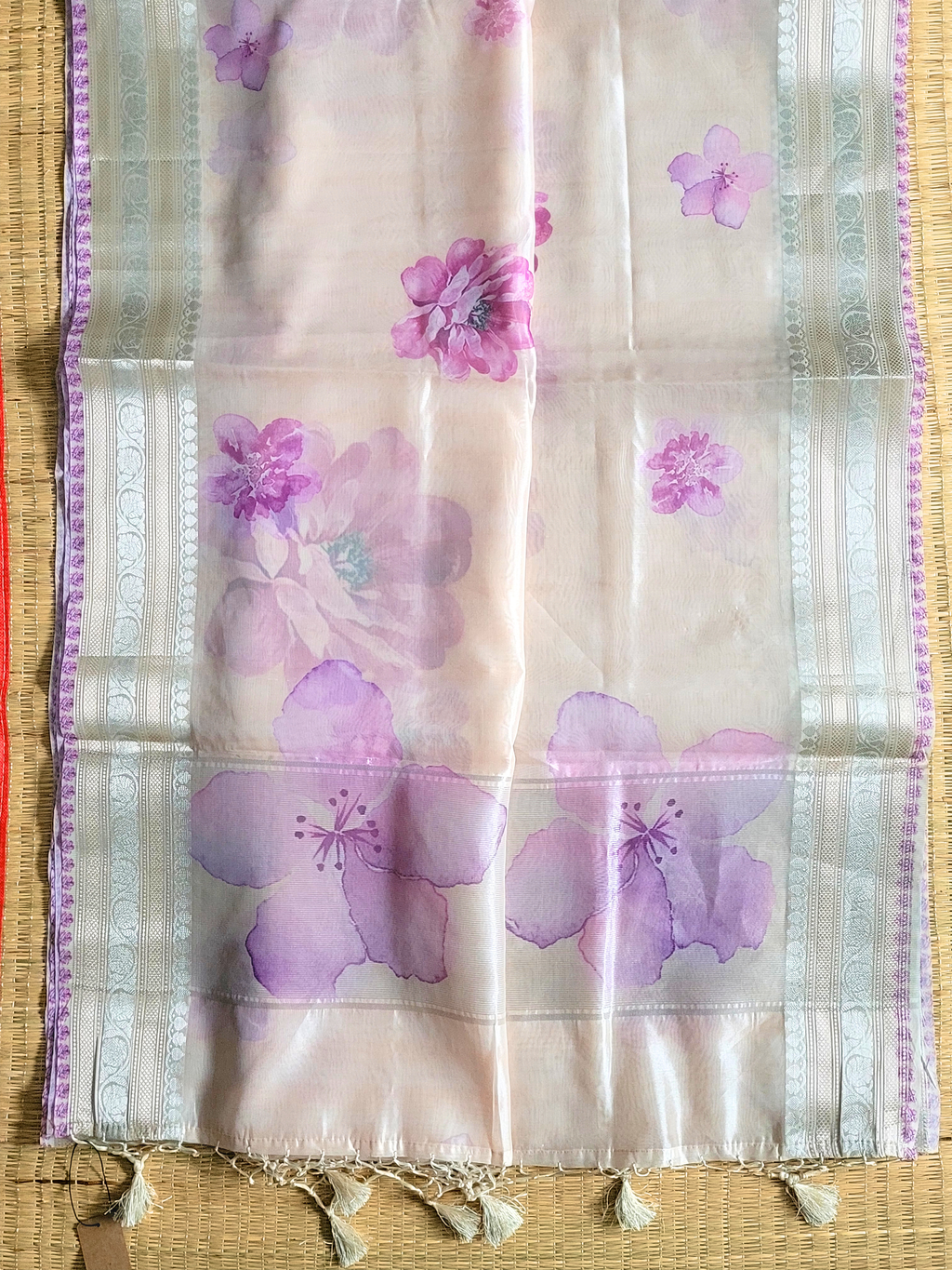 Organza Banaras Saree With Blouse