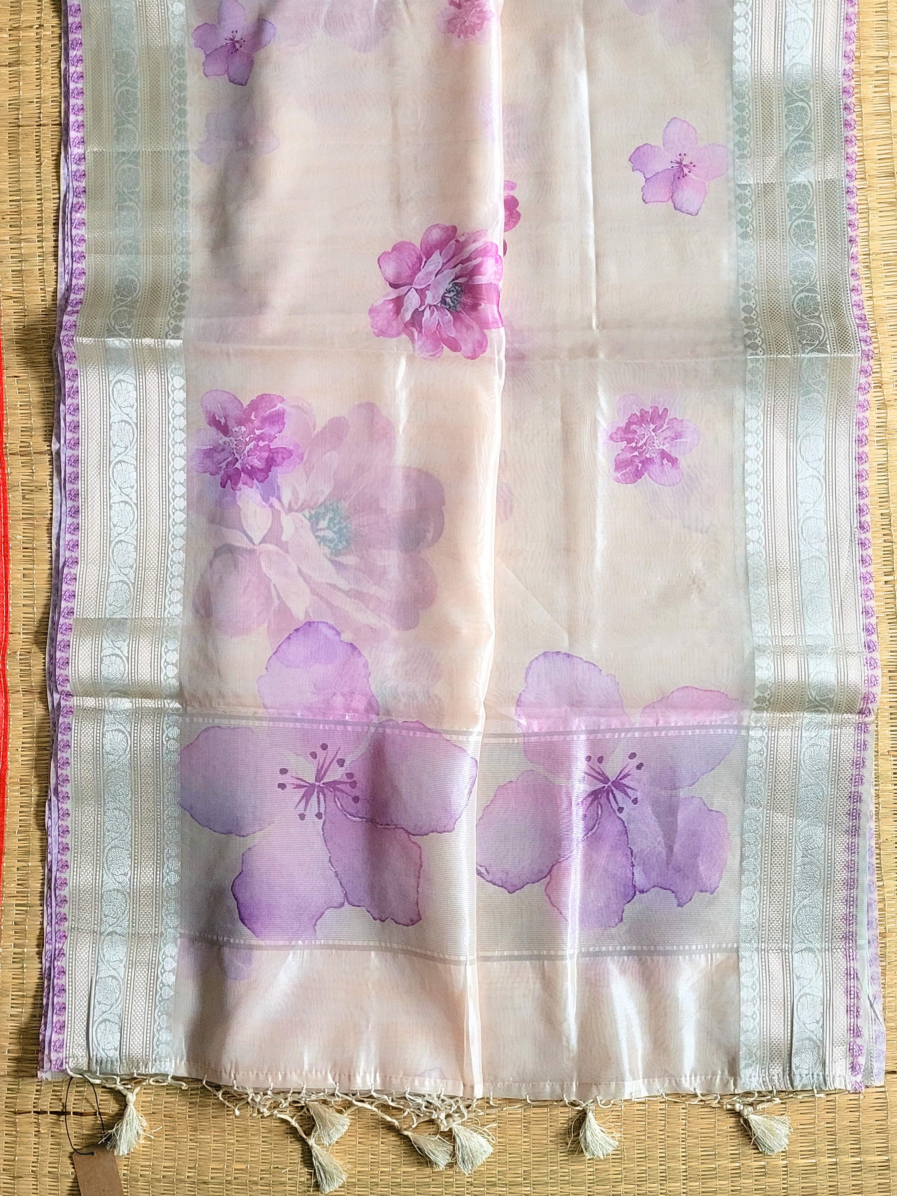 Organza Banaras Saree With Blouse