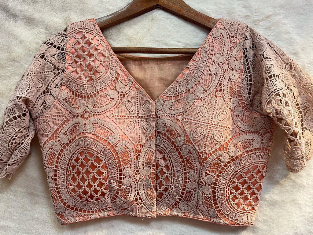 Cut Work Saree Blouse