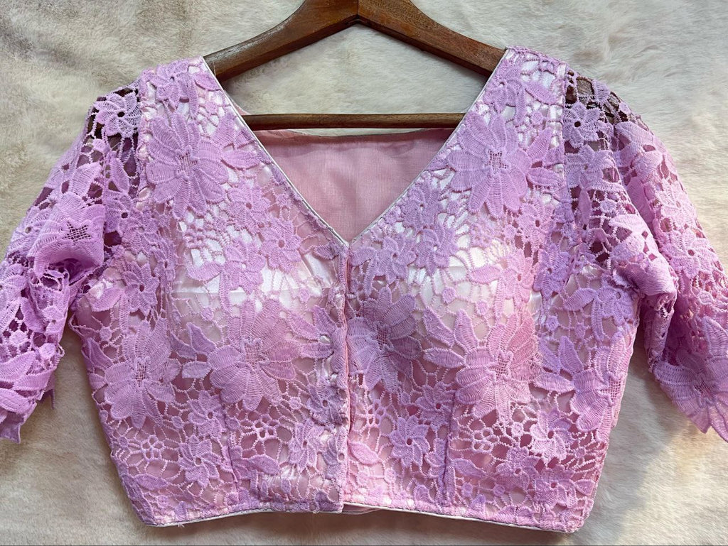 Cut Work Saree Blouse